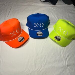 XO Logo Trucker Hats in Neon Colors (3)